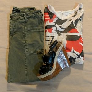 Liverpool Jeans Company Kylie Cropped Cargo Jeans